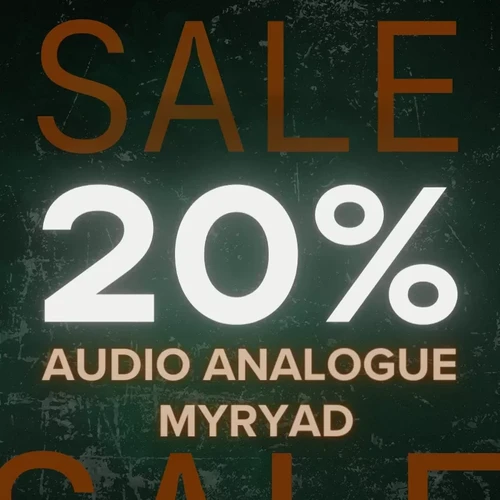 Акция Audio Analogue и Myryad - 20%