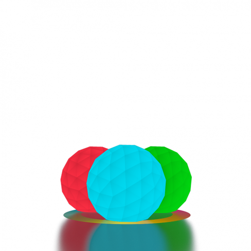 Шар Asteri 40 белый RGB ACC подсветка перезаряжаемая