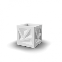 Кашпо Icelandic Cube DB белый