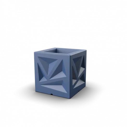 Кашпо Icelandic Cube DB синий