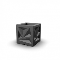 Кашпо Icelandic Cube DB черный