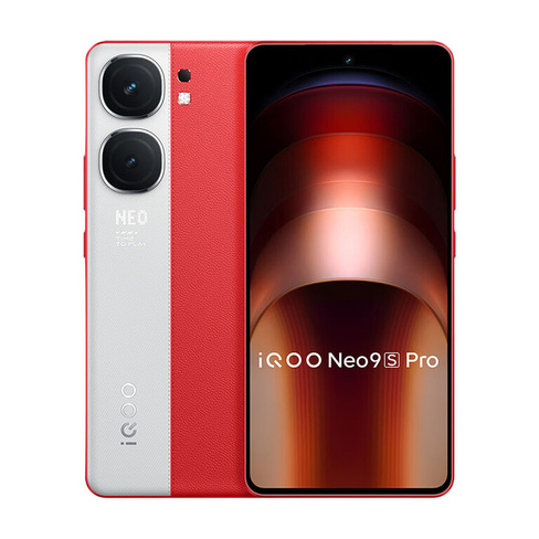 Смартфон iQOO Neo 9S Pro, 12Гб/512Гб, 2 Nano-SIM, красный/белый