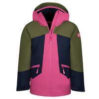 Лыжная куртка Trollkids Ski Jacke Rauland, цвет Dunkle Olive/Hellmagenta/Marine