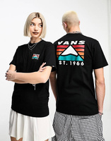 Черная футболка унисекс с принтом на спине Vans Mountain эксклюзивно на ASOS