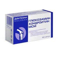 Диклозан Глюкозамин Хондроитин МСМ капсулы 0,46г 60шт ВИС ООО