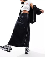 Черная тканая юбка-парашют Nike streetwear