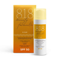 Крем солнцезащитный для лица увлажняющий матирующий SPF50 8.1.8 Beauty formula фл. 50мл ПроКосметика ООО