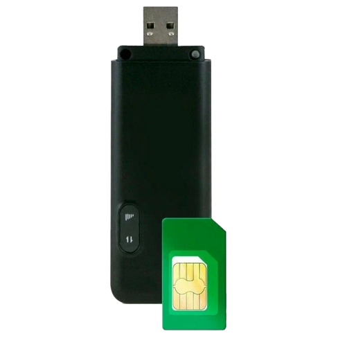 USB-модем M150-4, черный + SIM-карта