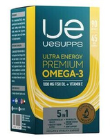 UESUPPS Ultra Energy Премиум Омега-3 Капсулы 90 шт ULTRA ENERGY SUPPLEMENTS TRADING L.L.C