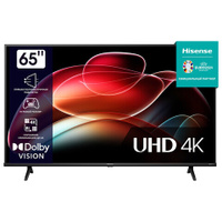 Телевизор HISENSE 65A6K, 65" (164 см), 3840 x 2160, 4K, 16:9, SmartTV, Wi-Fi, черный