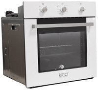 Встраиваемый газовый духовой шкаф Ricci RGO-610WH