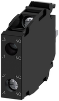 Модуль контактный 1НО+1НЗ винтов. клеммы для монтажа на держателе актуатора Siemens 3SU14001AA101FA0