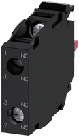 Модуль контактный с 2 контакт. элемент. 2 NC винт. клемма для монтажа на передней панели; позолоч. контакты Siemens 3SU1