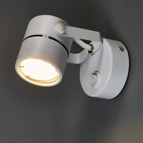 Спот поворотный Mizar 1 лампа 2 м² цвет белый ARTE LAMP MIZAR