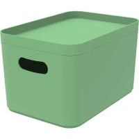 Органайзер для хранения Berossi 16x13x23 см 2.4 л пластик цвет зеленый BEROSSI BEROSSI