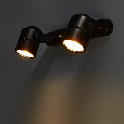 Спот поворотный Arte Lamp Mizar 2 лампы 4 м² цвет черный ARTE LAMP MIZAR