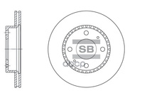 Диск Тормозной Передний Nissan Almera Sangsin Brake Sd4205 Sangsin brake арт. SD4205