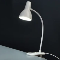 Настольная лампа светодиодная на прищепке Rexant «Клик» холодный белый свет цвет белый REXANT КЛИК 2 ВТ 6000К на прищепк