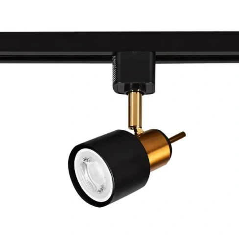 Трековый светильник Arte Lamp Almach со сменной лампой GU10 50 Вт 2 м² цвет черный ARTE LAMP ALMACH