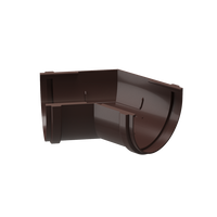 Угол желоба 135˚ Premium Шоколад, (RAL 8019) Docke