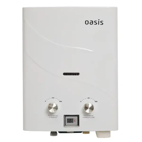 Колонка газовая Oasis B-12W 5 л/мин цвет белый OASIS