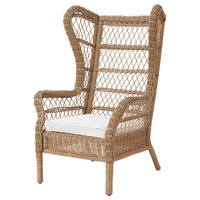 РИСХОЛЬМЕН Кресло для дома/сада, Ярпён/ДУвхольмен белый RISHOLMEN IKEA