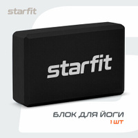Блок для йоги STARFIT YB-200 EVA, 8 см, 115 гр, 22,5х15 см, черный Starfit