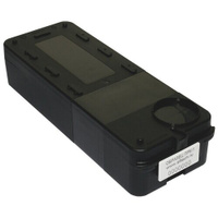 Пенал для ключей и смарт-карт пластиковый Силкипер черный для многоразового опечатывания 192х70х43 мм 1 шт.
