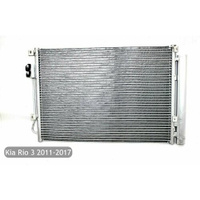 Радиатор кондиционера для Kia Rio 3 2011-2017 (дорестайлинг и рестайлинг)