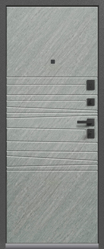 Входная дверь LUX-5 Антрацит муар + Кашемир графит - Эверест (глянец)