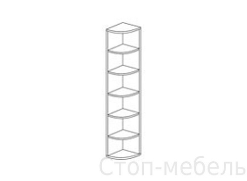 Модуль ИН 501 полка угловая открытая