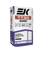 Штукатурка ЕК TT30 BASIC базовая цементная для ручного нанесения (25кг)