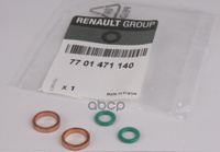 Комплект Резиновых Колец (Прокладка Трубок Турбокомпрессора) Renault 1.9Dci/2 RENAULT арт. 7701471140