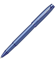 Ручка роллер Parker IM Monochrome T328 (CW2172965) Blue PVD F черн. черн. подар.кор. сменный стержень 1стерж. кругл. тел