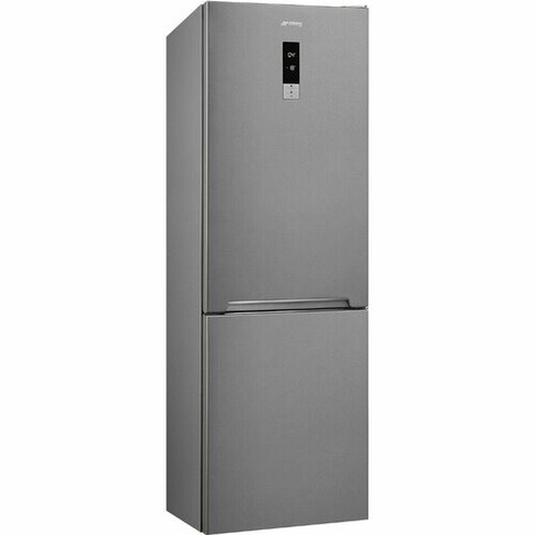 Холодильник Smeg FC18EN4AX, двухкамерный, A++, 230 л, морозилка 101 л, нержавеющая сталь