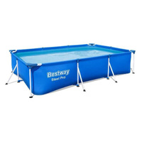 Каркасный бассейн Bestway Steel Pro, 300х201 см, синий (56411)