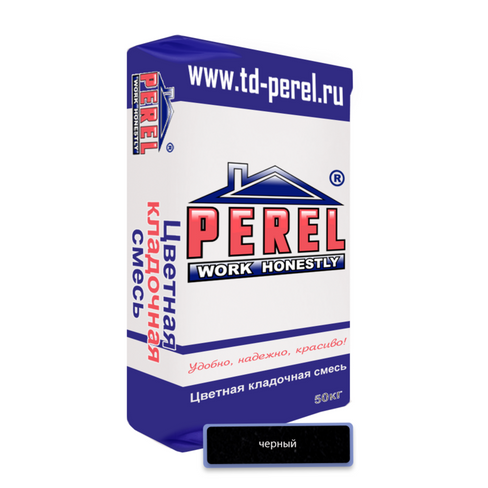 Черная кладочная смесь Perel SL 0065 50 кг