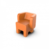 Детский стул Elephant оранжевый