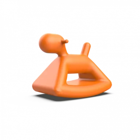 Собака-качалка Skippy 40 оранжевый