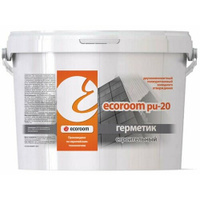Экорум PU 20 герметик полиуретановый (12,5кг) серый / ECOROOM PU-20 герметик полиуретановый двухкомпонентый (12,5кг) сер