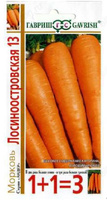 Семена морковь Лосиноостровская 1+1/4г Гавриш