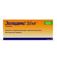 Золадекс имплантат Шприц-аппликатор с защитным механизмом 3,6 мг 1 шт AstraZeneca