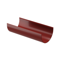Желоб водосточный 3 м Standard, красный (RAL 3005)