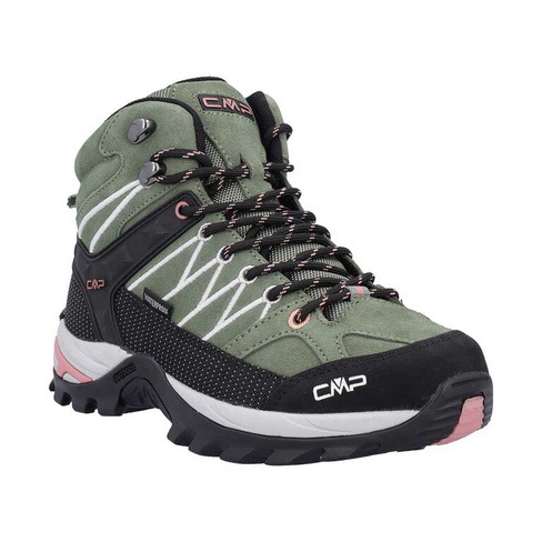 Походные ботинки CMP Rigel Mid WP 3Q12946, зеленый