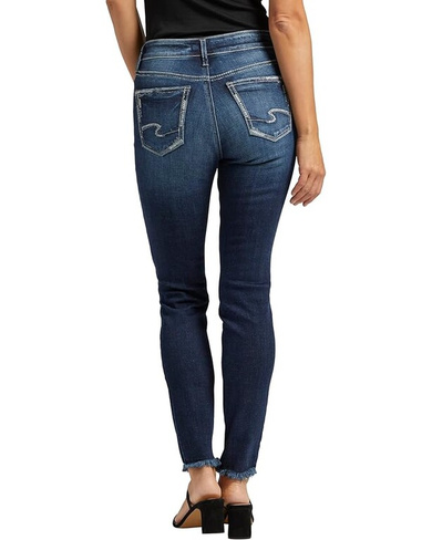 Джинсы Silver Jeans Co. Suki Mid-Rise Skinny Jeans L93136EAE379, индиго