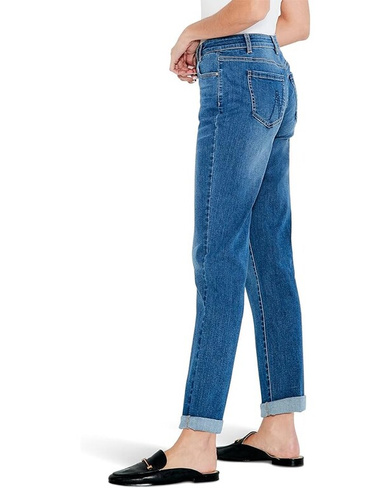 Джинсы NIC+ZOE Petite Mid-Rise Girlfriend Jeans, цвет Atlantic