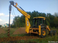 Аренда экскаватора-погрузчика JCB 3СХ с ямобуром (краткосрочная аренда)