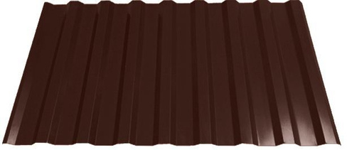 Профнастил Н10.40 окрашенный, Ral(8017) Шоколад 0.5 мм