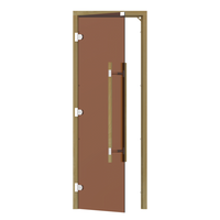 Дверь для сауны SAWO 741-3SGD-L-3 690х1890мм бронза без порога левая