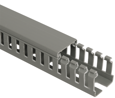 Кабель- канал перфорированный 25 * 40 (2м) ПВХ серый